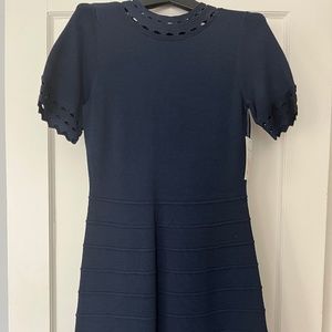 Shoshanna navy blue knit dress - new with tags